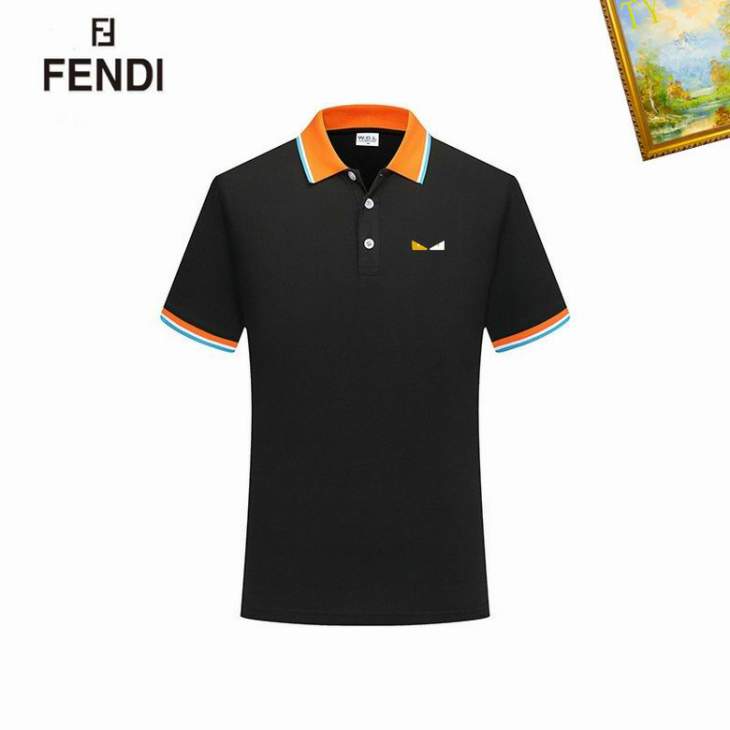 Picture of Fendi Polo Shirts Short _SKUFendiM-3XL25tn4228158